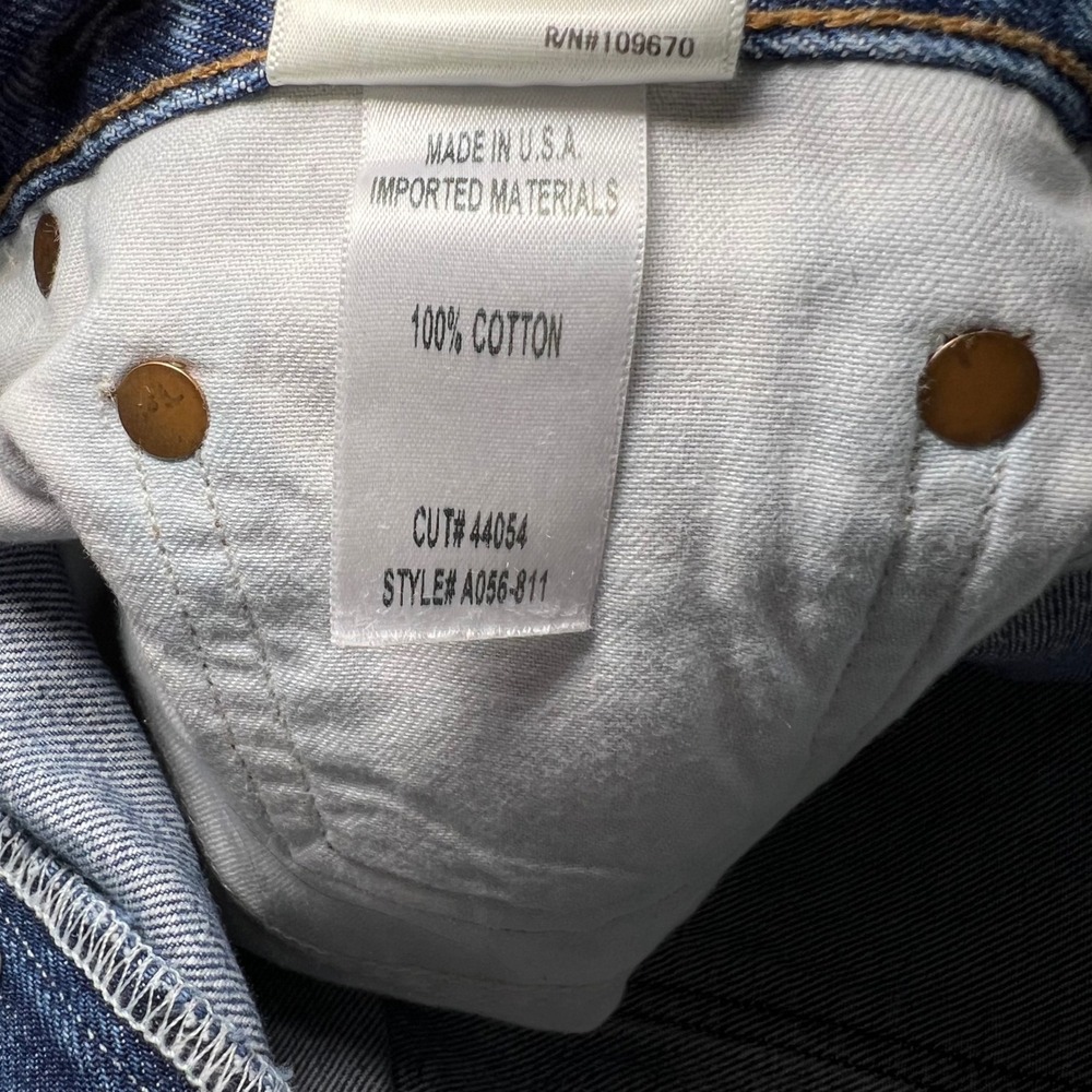 AGOLDE Riley High Rise Straight Crop Jeans Light Wash Button Fly 30 - Picture 8 of 13